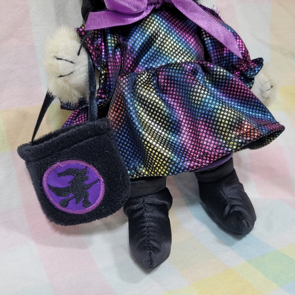 Halloween witch teddy bear in costume plush toy - Picture 3 of 6